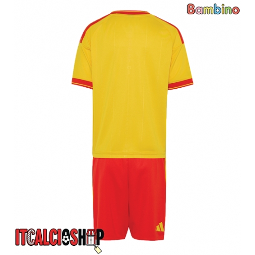 RC Lens Prima Maglia Bambino 2026-27 Manica Corta (+ Pantaloni corti)